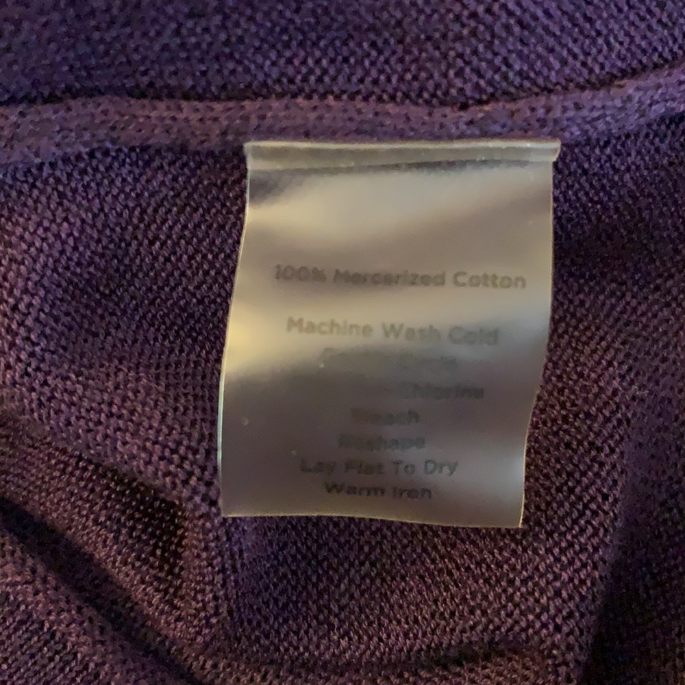 Talbots Plum Halter Tank Top-S - Picture 7 of 7